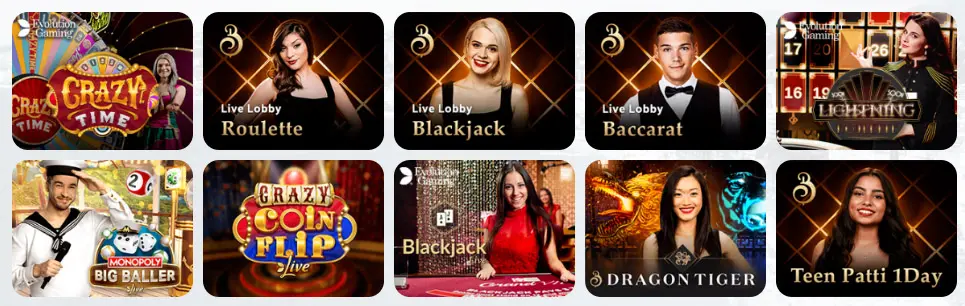 Juegos de casino en vivo LUCKY DAYS CASINO