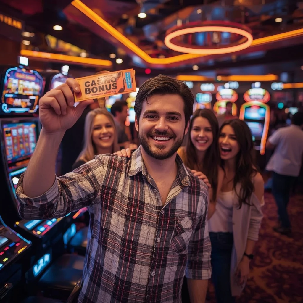 una persona con un bono LUCKY DAYS CASINO