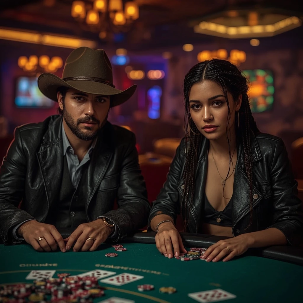 foto de dos jugadores de póker LUCKY DAYS CASINO